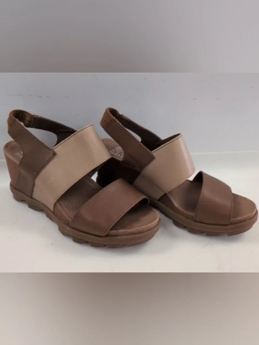 SOREL® JOANIE™ II SLINGBACK WEDGE SANDALS  SIZE 7 Like New MSRP $130
